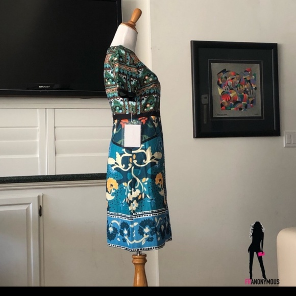 Style Mafia Short Sleeve Print Dress - Picture 3 of 3